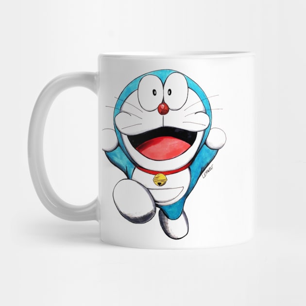 doraemon the cat from the future by jorge_lebeau